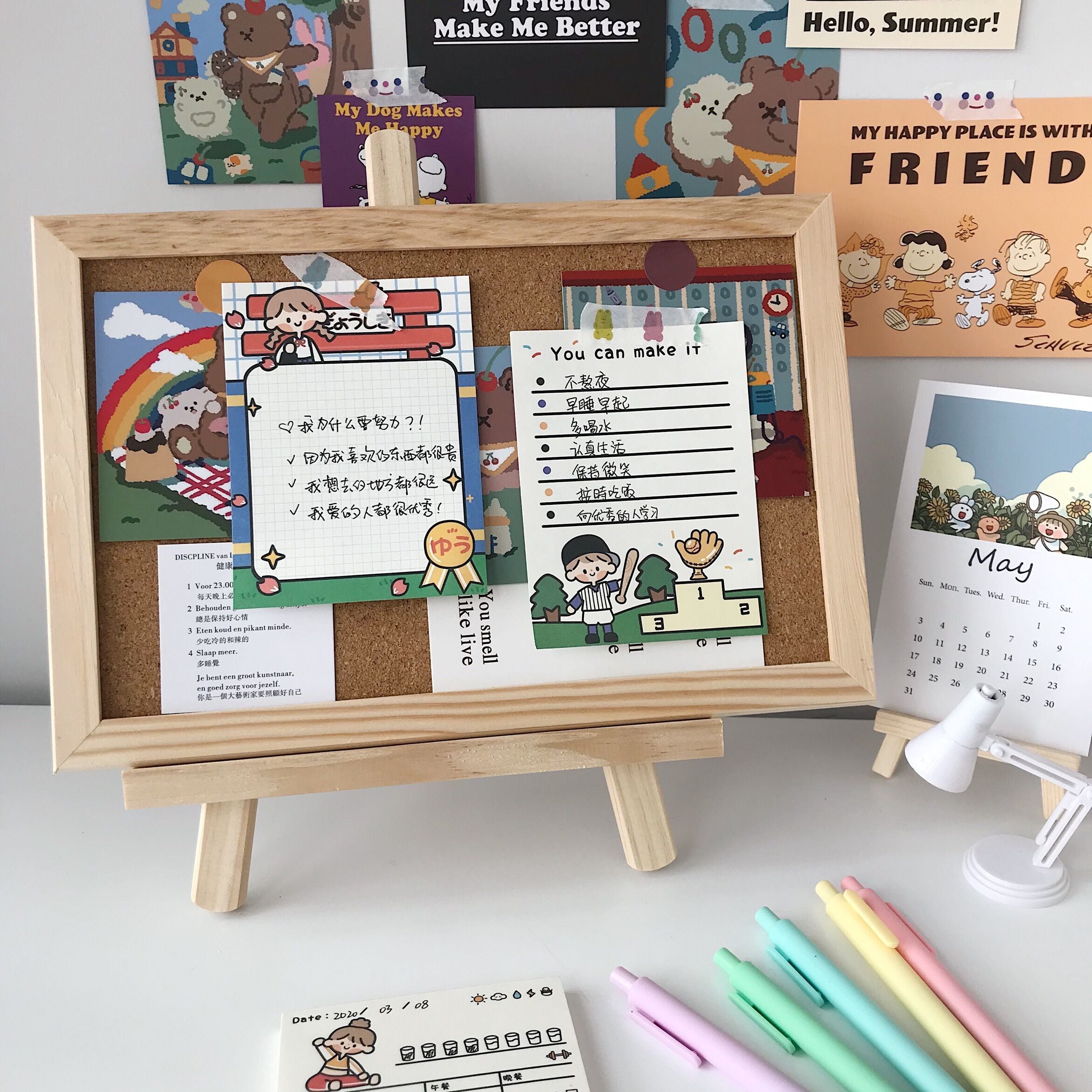 Postcard Photo Wall Cork Board Postcard Photo Wall Cork Board